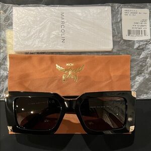MCM Black Square Sunglasses NWOB